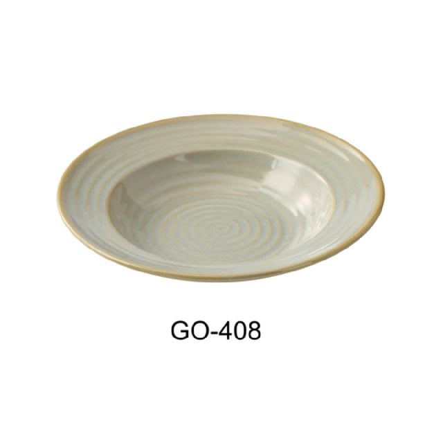 Yanco GO-408 Golden Coast Soup Plate 8" Dia. X 1-5/8"H 8.5 Oz