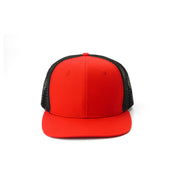 Mercer Culinary M60135RD Trucker Cap Vent Holes On Front Panels Snap Back Closure
