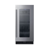 Summit ALBV15CSS Undercounter Beverage Center Built-in Or Freestanding ADA Compliant