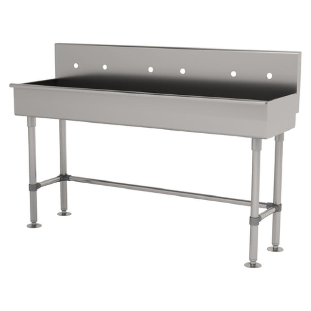 Advance Tabco 19-FM-72-ADA-F Multiwash Hand Sink With Stainless Steel Legs And Flanged Feet