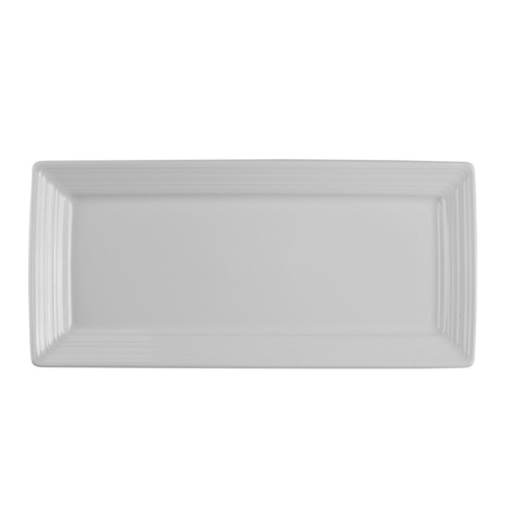 Steelite 61100ST0118 Rectangle Platter 13.375" X 9.625" X 1.75" Belisa