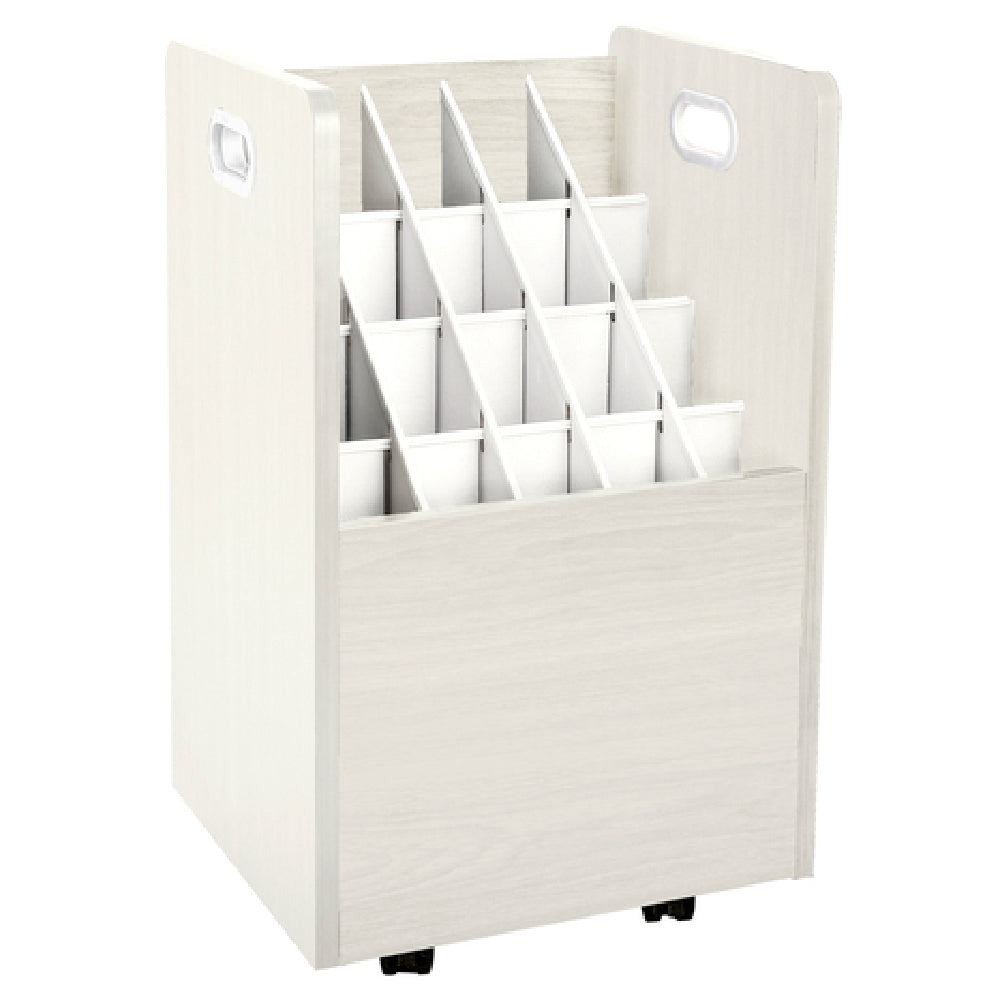 Alpine Industries ADI624-WHI Blueprint Roll File/Large Document Organizer Mobile