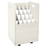 Alpine Industries ADI624-WHI Blueprint Roll File/Large Document Organizer Mobile