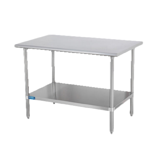 Sapphire Manufacturing SMT-1824S Work Table 24"W X 18"D 18/400 Stainless Steel Reinforced Top