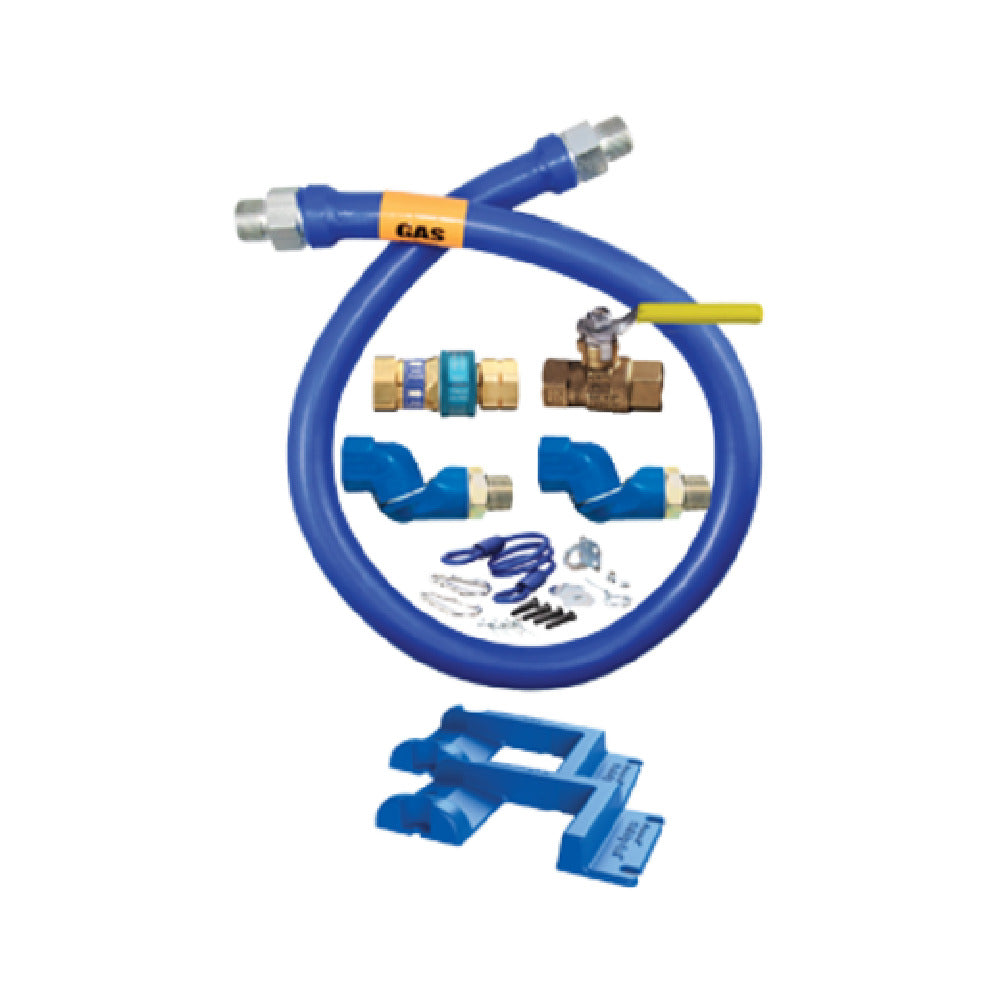 Dormont 16125KIT2S48PS Dormont Blue Hose™ Moveable Gas Connector Kit 1-1/4" Inside Dia.