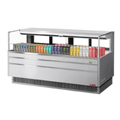 Turbo Air TOM-72L-UFD-S-1S-N Horizontal Open Display Merchandiser Low-profile