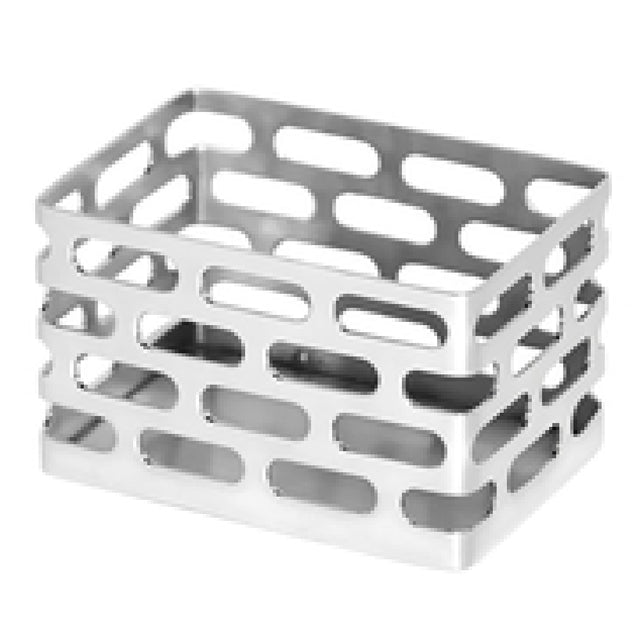 Service Ideas SM-61 Mod18 Steelworks Sugar Packet Holder 3-1/2" X 2-1/2" X 2-1/4"H