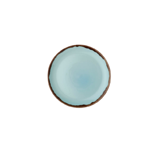Arc Cardinal FN931 Dudson Harvest Turquoise Coupe Plate (D:11.25'') Vitrified Ceramic