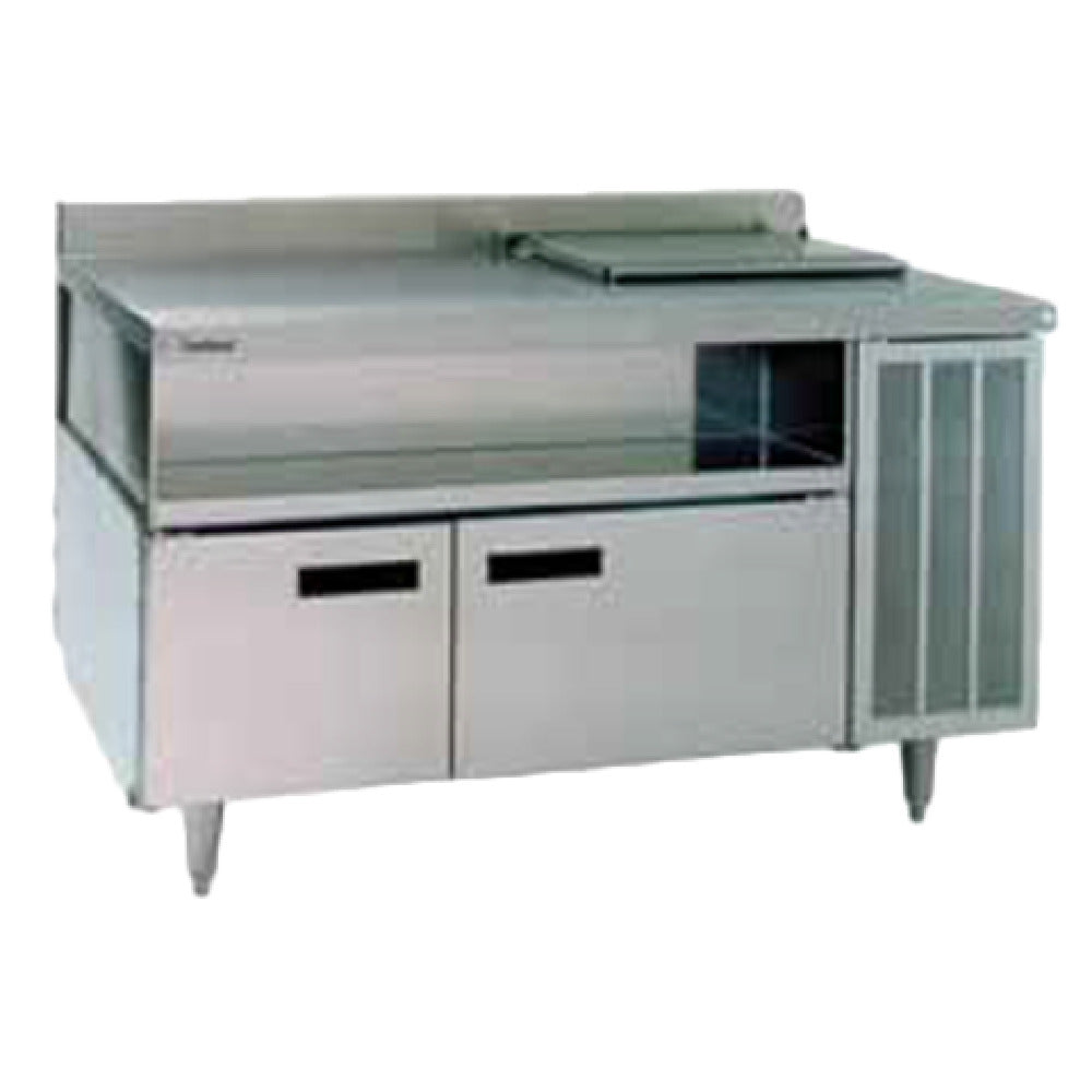 Delfield F18SC60CP Refrigerated Counter Salad Top Two-section