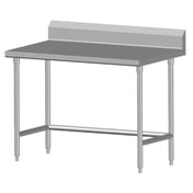 SPG 6-SL-SLCB-24 - Universal Stainless Work Table, 72"W X 24"D, 14/300 Series Stainless Steel Top