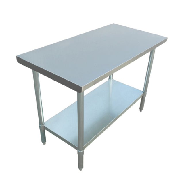 Admiral Craft WT-2448-E Commercial Work Table 48"W X 24"D 18/430 Stainless Steel Worktop