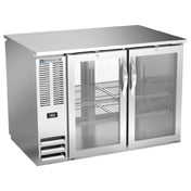 Beverage Air BB48HC-G-PT-S - Refrigerated Pass-Thru Back Bar Refrigerator, Two-section