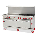 American Range ARGF-36G-6B_NAT Green Flame Range Gas 72"