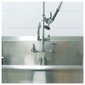Hubert 178422 - Kratos Pre-Rinse Faucet With 8" Centers, Wall-mount, 1.15 GPM