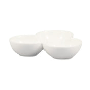 CAC China COL-43 Accessories Divided Bowl 3 Oz. Per Compartment 8-1/2"L X 8-1/2"W X 1-3/4"H