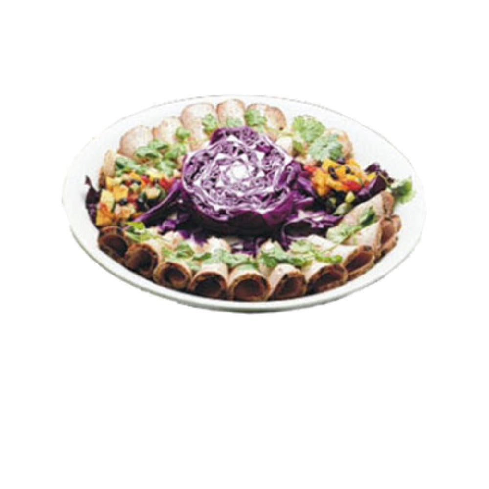 Bon Chef 5059HGLD Shallow Chafer Food Pan/Platter 3-1/2 Qt. 15-1/4" X 1-7/8"