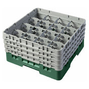 Cambro 16S800119 Camrack® Glass Rack With (4) Soft Gray Extenders Full Size