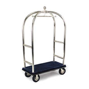 Forbes Industries 2523-DT Birdcage® Luggage Cart Longer & Taller Style 2" Dia. Tubular Superstructure