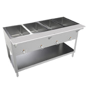 BK Resources ST-SW-4 Steam Table Electric 4-pan Open Well Design