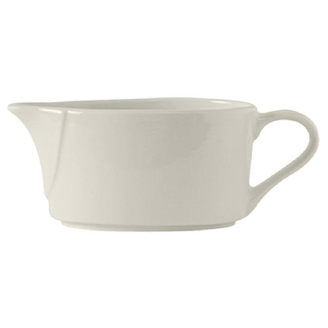 Tuxton AMU-103 Sauce/Gravy Boat 15-1/2 Oz. 7-1/2" L X 3"H