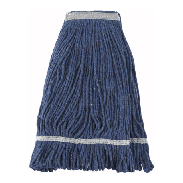 Winco MOP-20 Wet Mop Head Blue Yarn 20oz