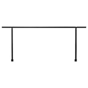 National Public Seating SGR4L NPS® Side Guard Rails 14-gauge Black Powder Coated Steel
