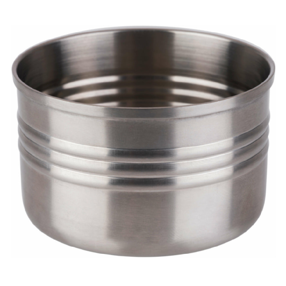 Libbey APS 40654 Snack Can 2 1/2" L X 2 1/2" W X 1 5/8"H Stainless Steel