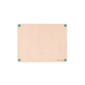 Epicurean 622-19150105 Epicurean HACCP Non-Slip Cutting Board 19.5" X 15" X 3/8" In Natural With Green Produce Feet