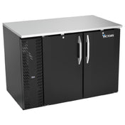 Victory VBB48HC-B - Back Bar Refrigerator, Two-section, 48"W X 30-1/8"D X 34"H