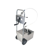MirOil USA HOD0640 Oil Filter Machine With Hand Operated Hot Oil Pump Also Use As Discard Trolley With #D900B EZ Flow Reusable Filter/fryers With Drain Valves Included