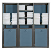 Grosfillex US036288 Sunset Towel Valet Triple Unit 73"W X 25"D X 70"H