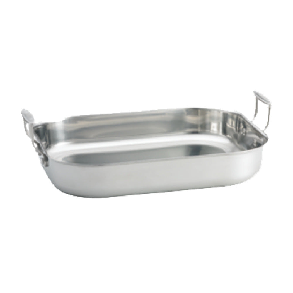 TableCraft Products CW2032 - Roasting Pan, 6 Qt., 14-1/2" X 11-5/8" X 2-1/2"