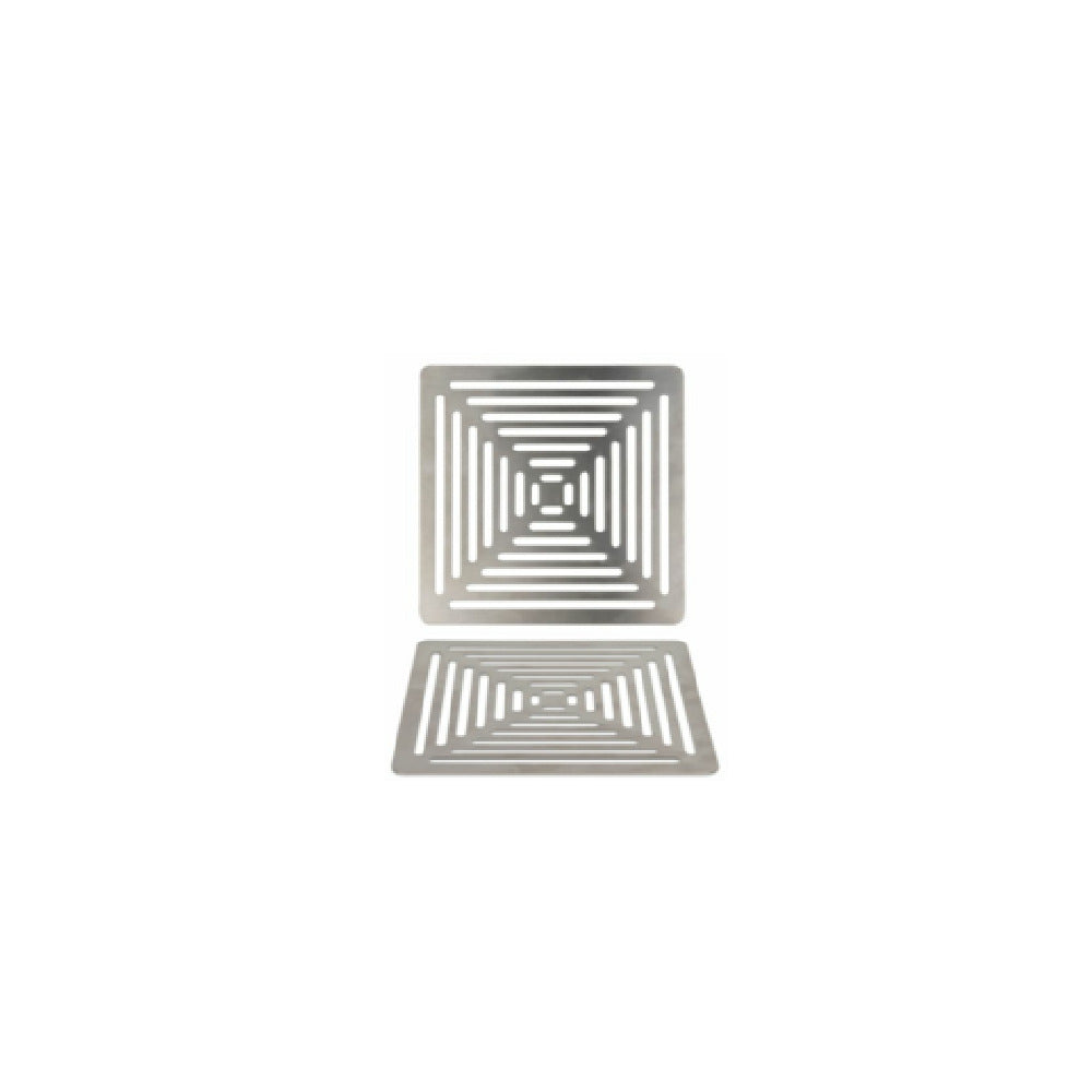 FOH BHO081BSS20 Buffetware Grill Plate 8-1/4" X 8-1/4" X 1/2"H Square
