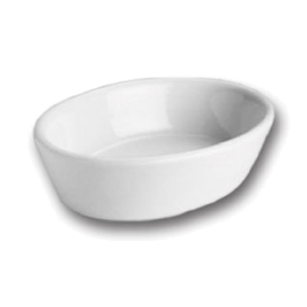 Steelite HL570343ABWA Fort Pitt Baker Dish 8 Oz. 6" X 4-1/2" X 1-3/8"H