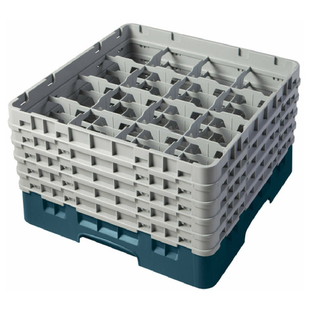 Cambro 16S958414 Camrack® Glass Rack With (5) Soft Gray Extenders Full Size