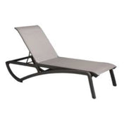 Grosfillex US246288 Sunset Chaise Lounge Stackable Without Arms