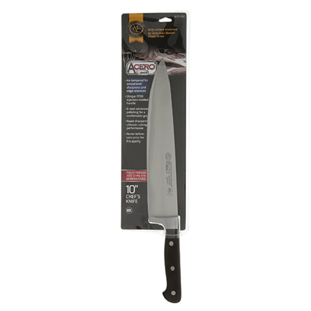 AllPoints 59575 Acero 10in Chef Knife Full Tang Forged Blade