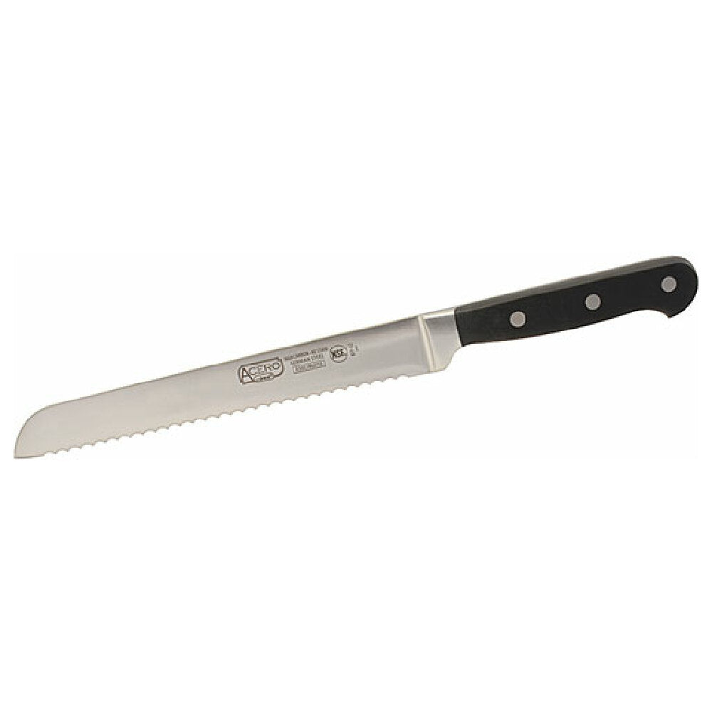 AllPoints 59576 Acero 8in Bread Knife Full Tang Forged Blade