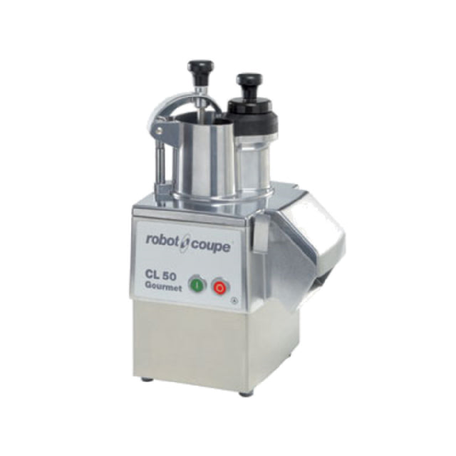 Robot Coupe CL50GOURMET Commercial Food Processor Vegetable Prep Attachment With Kidney Shaped & Cylindrical Hopper (no Bowl)