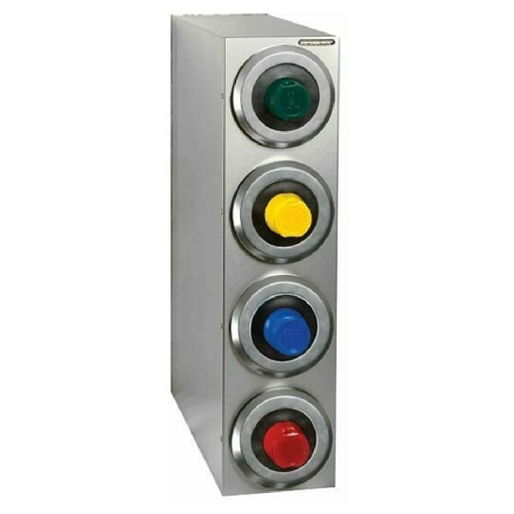 Dispense-Rite SLR-R-4SS - Cup Dispensing Cabinet, 32-1/2" H X 8-1/8"W X 23"D, Interchangeable Gaskets