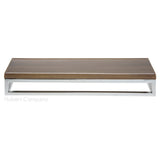 Hubert 18608 - Cerve Collection Riser, 20-1/2"L X 6-2/5"W X 3-1/5"H, Short