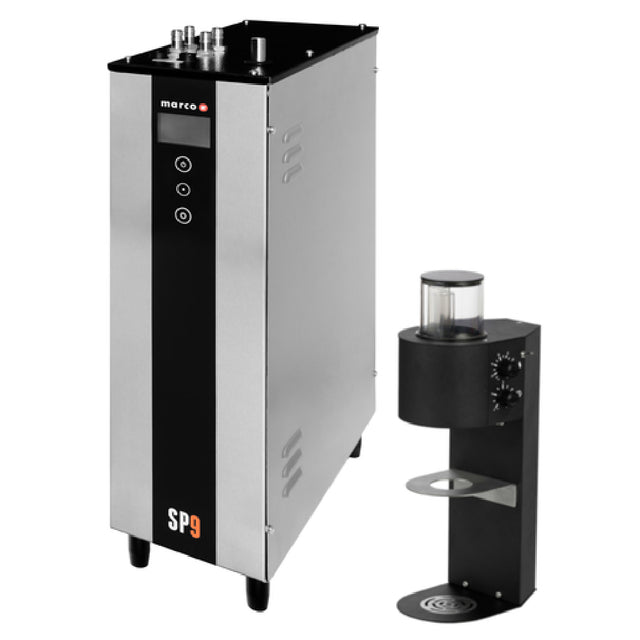 Marco Beverage Systems 1000832US (QUICK SHIP) SP9 Single Head Coffee Brewer Black With Under-counter Boiler
