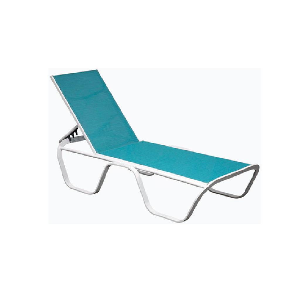 Plantation Prestige Commercial Furniture 4040900-04 Panama Chaise Lounge Stackable Durable Sling