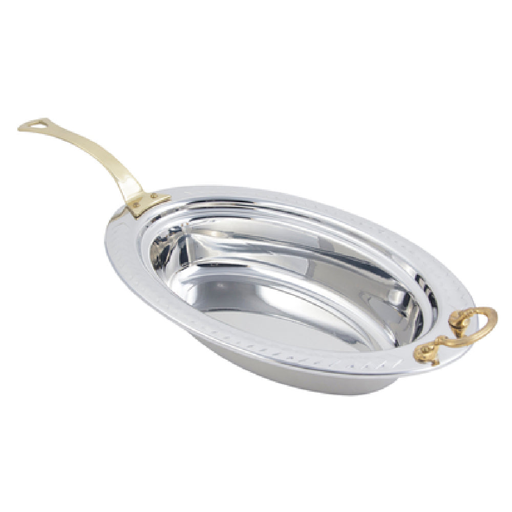 Bon Chef 5499HL Food Pan Full Oval 6-1/8 Qt. (196 Oz.) Capacity
