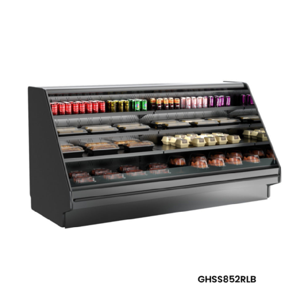 Structural Concepts GHSS852RLB (FLAT) Fusion® Refrigerated Self-Service Case With Flat Profile