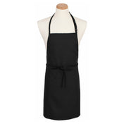 John Ritzenthaler Company NPBIABK Chef Revival® Bib Apron 26" X 31" Long No Pocket
