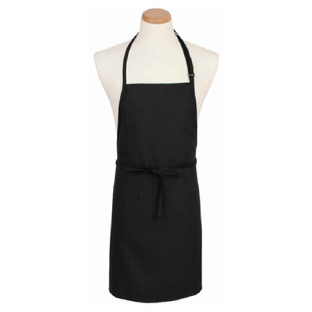 John Ritzenthaler Company NPBIABK Chef Revival® Bib Apron 26" X 31" Long No Pocket