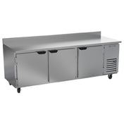 Beverage Air WTR93AHC Worktop Refrigerator Three-section 93"W