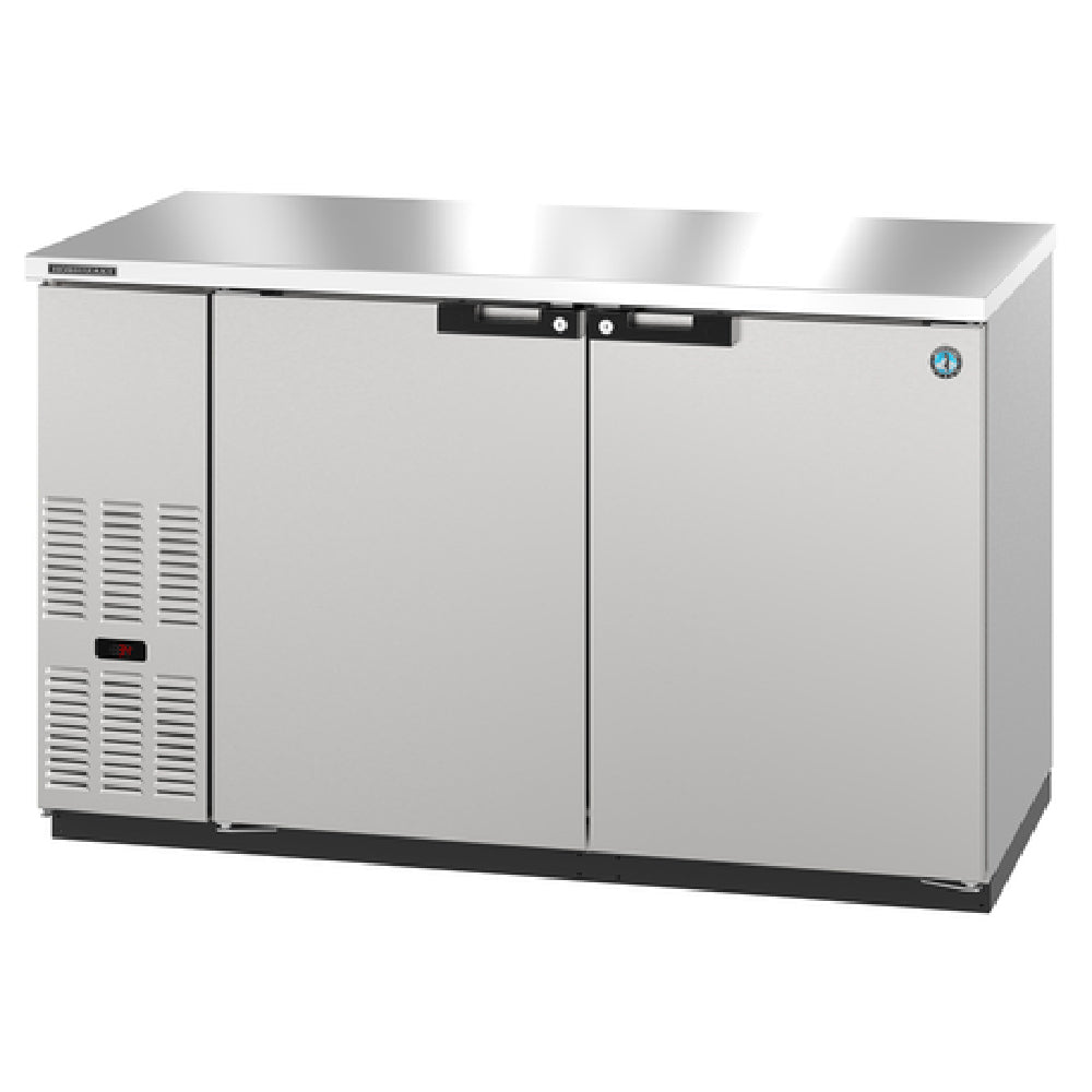 Hoshizaki BB59-S - Refrigerated Back Bar Cooler, Reach-in, Two-section