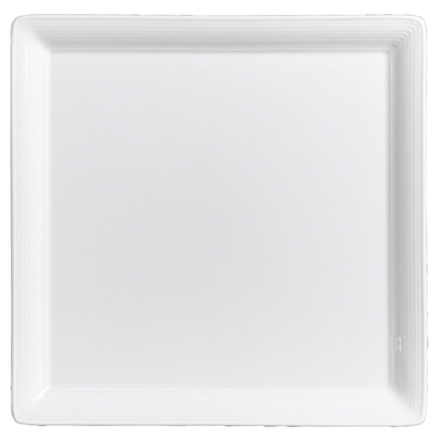 Steelite 6300P090 Square Tray Embossed 6.25" X 6.25"Aura Rene Ozorio